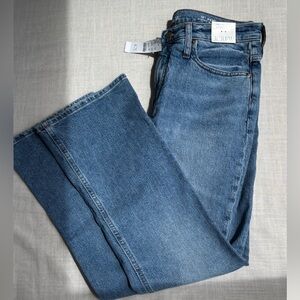 NWT J. Crew Demi boot crop extra long Blue Bootcut Jeans